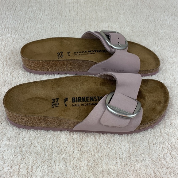 Birkenstock Madrid Big Buckle in Yomo Lilac - Picture 4 of 9